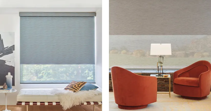 Striped Roman Blinds Striped Roman Blinds